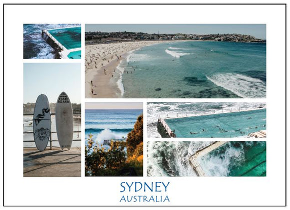 POSTCARD Bondi Beach Sydney Australia