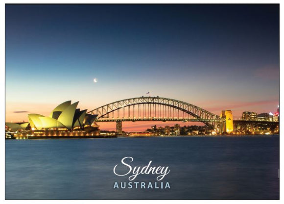 POSTCARD Sydney Opera House distance