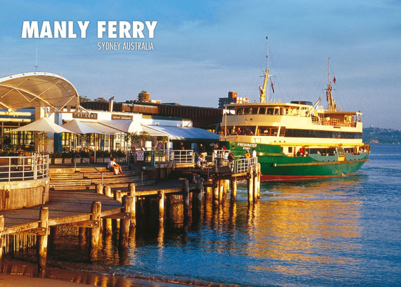 POSTCARD MANLY FERRY