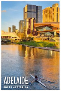 GALLERY MAGNET ROWER ON RIVER TORRENS ADELAIDE