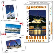 PLAYING CARD SET 54 UNIQUE PICTURES CANBERRA NFR