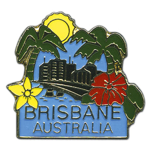 PIN CLUTCH BRISBANE AUSTRALIA PALM SKYLINE