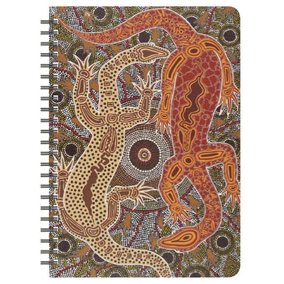 SPIRAL NOTEBOOK GOANNAS by RUSSELL SAUNDERS, TOBWABBA