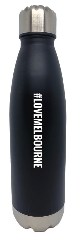DRINK BOTTLE 500ML STAINLESS STEEL #LOVEMELBOURNE NFR