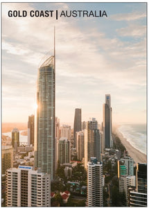 POSTCARD  GOLD COAST SURFERS CENTURY