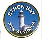 KEYRING WITH CREST byron bay lighthouse