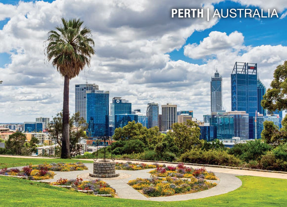 POSTCARD PERTH FROM KINGS PARK