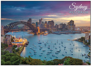 POSTCARD SYDNEY HARBOUR FROM ABOVE