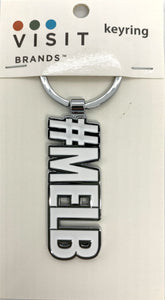 KEYRING CHROME #MELB WHITE NFR