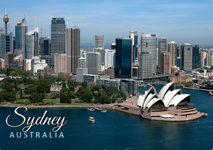 GALLERY MAGNET SYDNEY CITY SKYLINE GARDEN