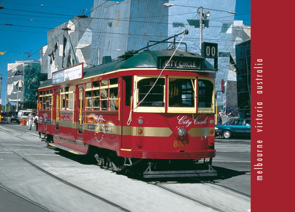 POSTCARD MELB city circle tram