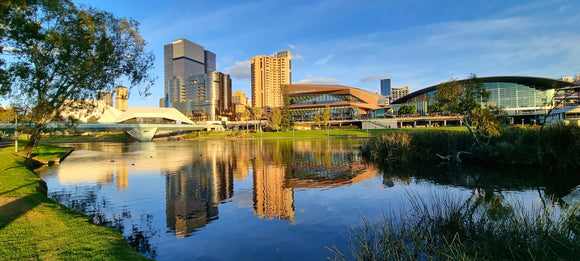 POSTCARD ADELAIDE RIVER VIEW