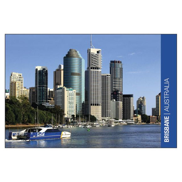 GALLERY MAGNET BRISBANE skyline citycat boat (design 5)