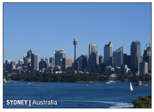 POSTCARD Sydney Skyline with Sydney Tower