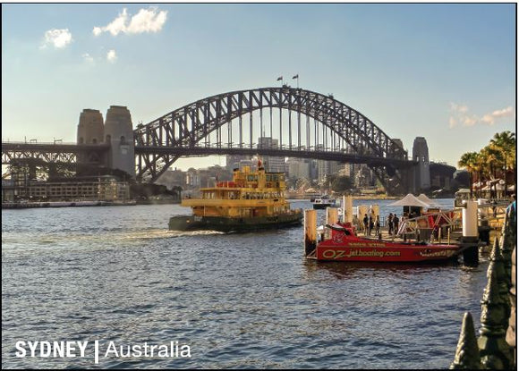 POSTCARD Sydney Harbour with Bridge