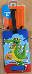 LUGGAGE TAG SOFT PVC CROC TOWNSVILLE