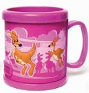 PVC 3D MUG KANGAROO PINK AUSTRALIA