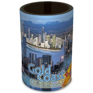CAN COOLER GOLD COAST with girl