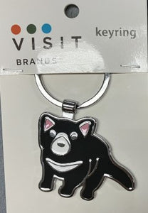 KEYRING CHROME Tassie Devil