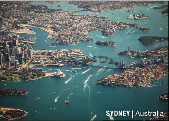 POSTCARD Sydney from Above