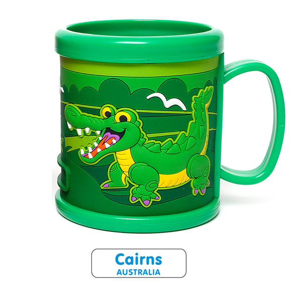 PVC 3D MUG COMIC CROCODILE GREEN CAIRNS