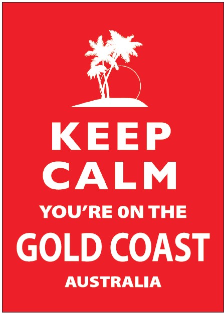 POSTCARD GOLD COAST KEEP CALM