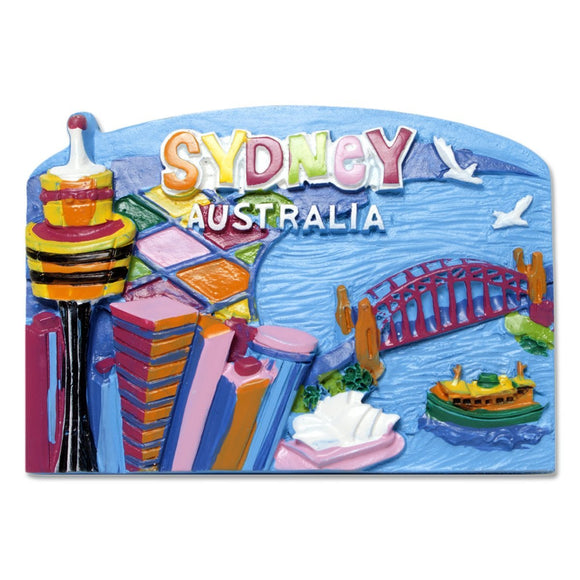 MAGNET POLYRESIN SYDNEY AUSTRALIA HARBOUR VIEW