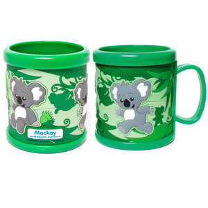 PVC 3D MUG KOALA GREEN Mackay