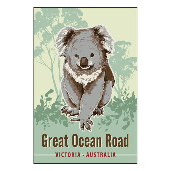 GALLERY MAGNET GREAT OCEAN ROAD vintage koala