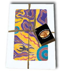 BOXED POLYESTER SCARF (53x170CM) TOBWABBA SPIRITUAL LANDS BY MANDY DAVIS