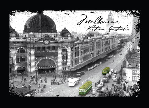 POSTCARD MELB station