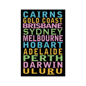 GALLERY MAGNET AUSTRALIA place names NFR