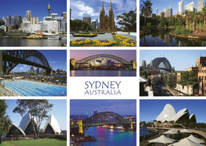 POSTCARD SYDNEY 9 SCENE