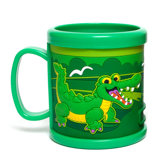 PVC 3D MUG COMIC CROCODILE GREEN TOWNSVILLE AUSTRALIA