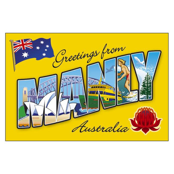 GALLERY MAGNET MANLY greetings from NFR