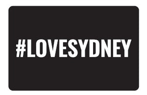 MAGNET FLEXI BLACK #LOVESYDNEY