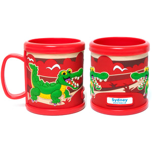 PVC 3D MUG COMIC CROCODILE RED SYDNEY