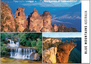 POSTCARD BLUE MOUNTAINS 3 scene