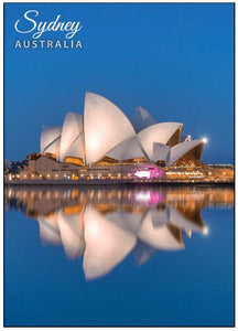 POSTCARD Sydney Opera House Reflection