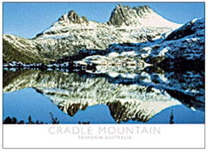 POSTCARD CRADLE MOUNTAIN /DOVE LAKE SNOW-TAS