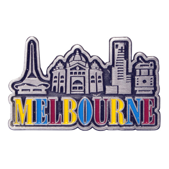 PIN CLUTCH MELBOURNE SKYLINE ICONIC