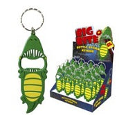 KEYRING METAL B/OPENER CROCODILE BIG BITE