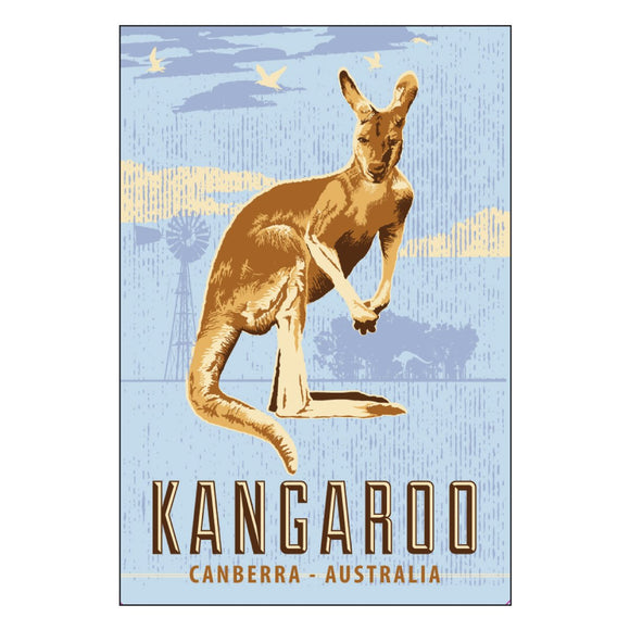 GALLERY MAGNET CANBERRA vintage kangaroo