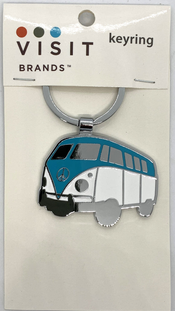 KEYRING CHROME KOMBI ENAMEL