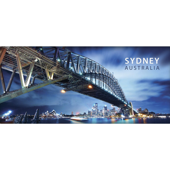 GALLERY PANORAMIC MAGNET SYDNEY HARBOUR BRIDGE NIGHT