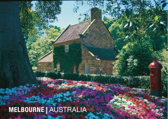 POSTCARD MELBOURNE COOKS COTTAGE