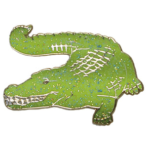 PIN GLITTER CROCODILE